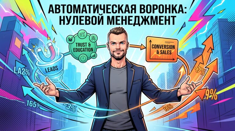 Автоворонка для услуг: как продавать без менеджера и выстроить систему доверия с конверсией до 5%