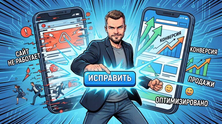 Мобильная версия сайта: как за 5 минут найти ошибки, которые крадут 80% ваших клиентов